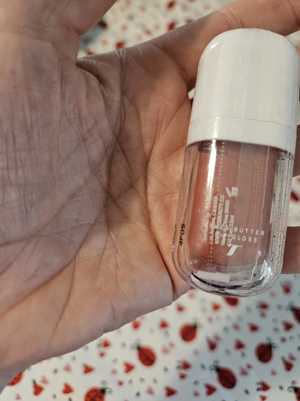 TYS Beauty Liquid Cheek Tint Drip Blush — Dusty Rose Pink and gloss.